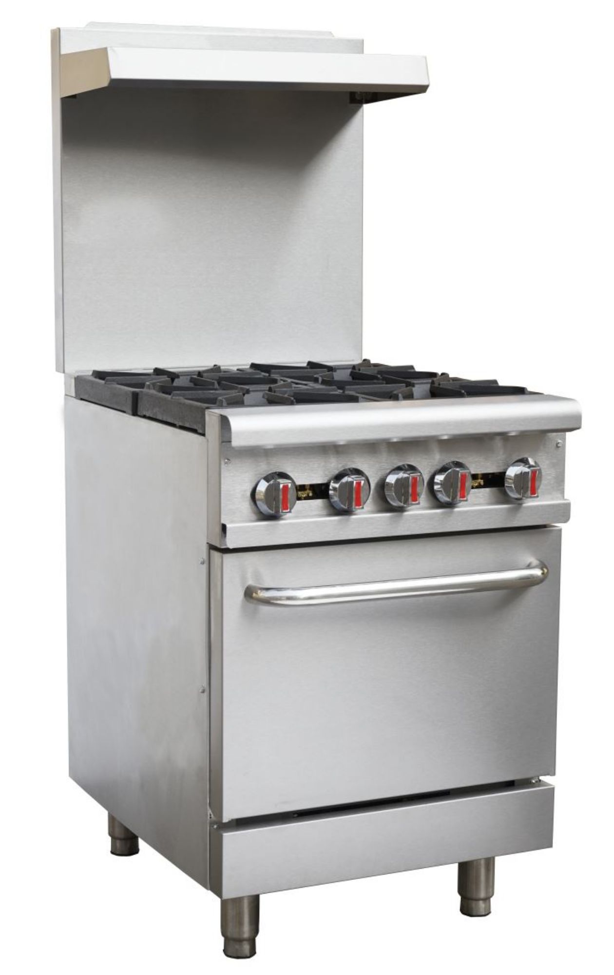 Picture of Chefsrange RGR24 - 4 Burner Range with Backsplash & Shelf - RGR24