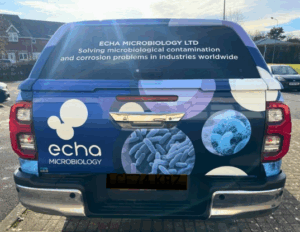 ECHA site vehicle back view