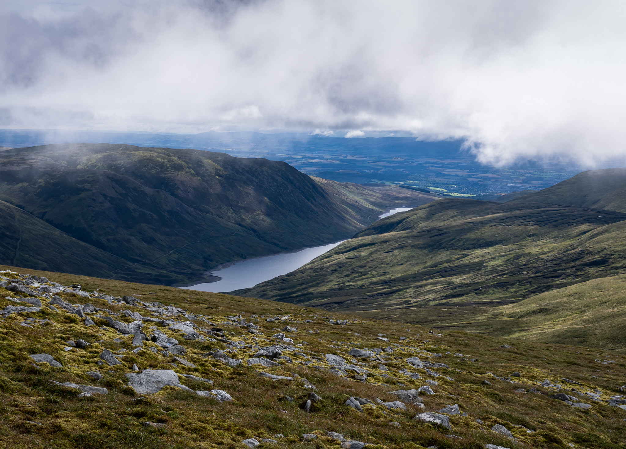 Some excellent views of Loch Turret and the surrounding valleys.