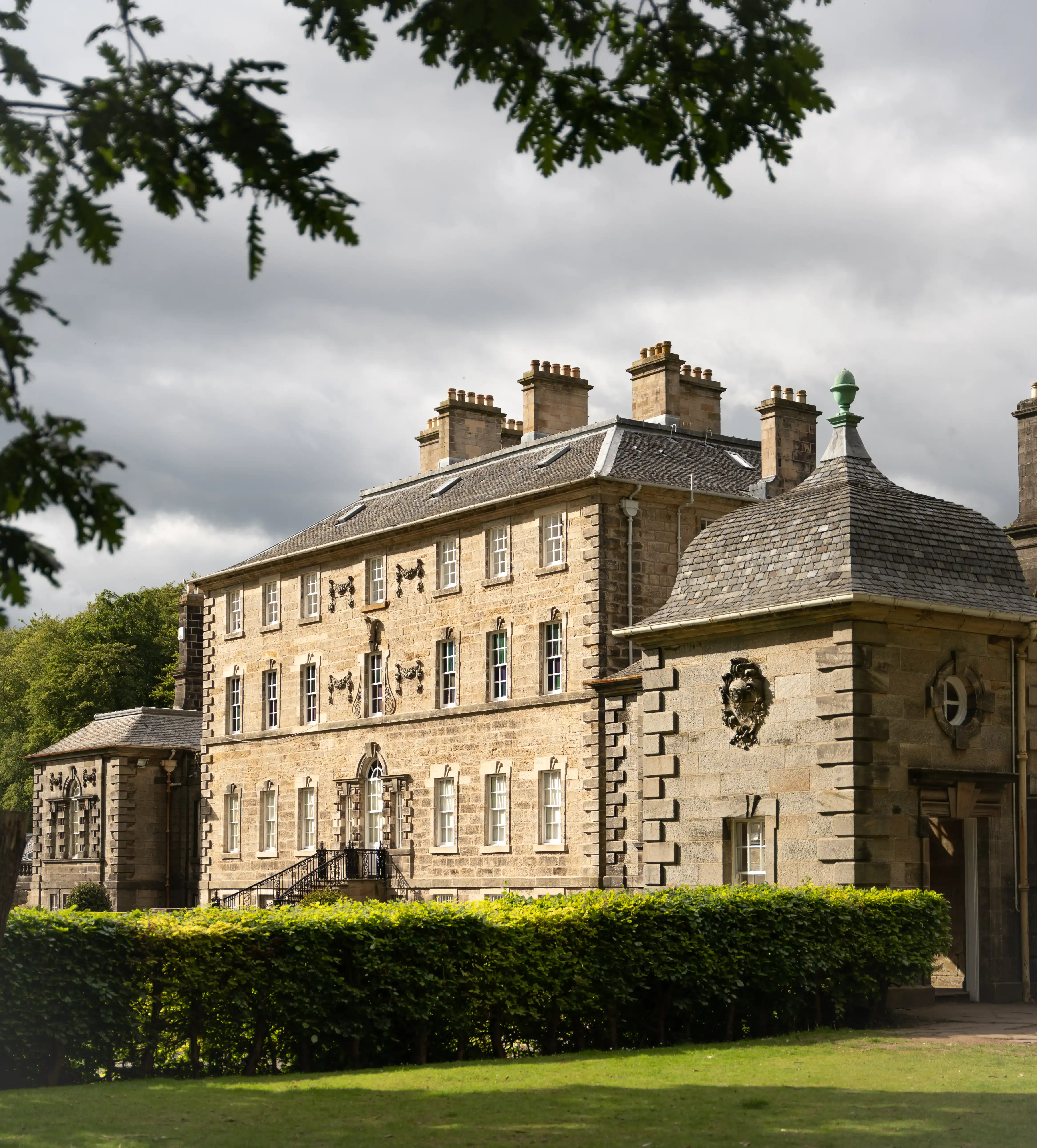 Walking at Pollok Country Park in Scotland