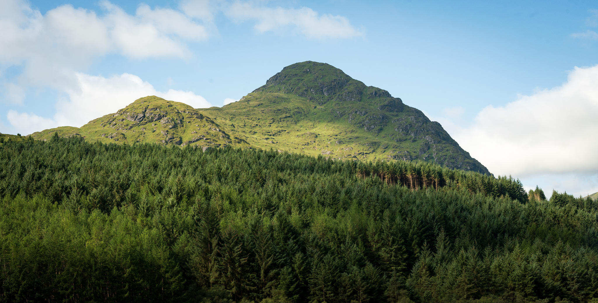 The walk in offers stunning views