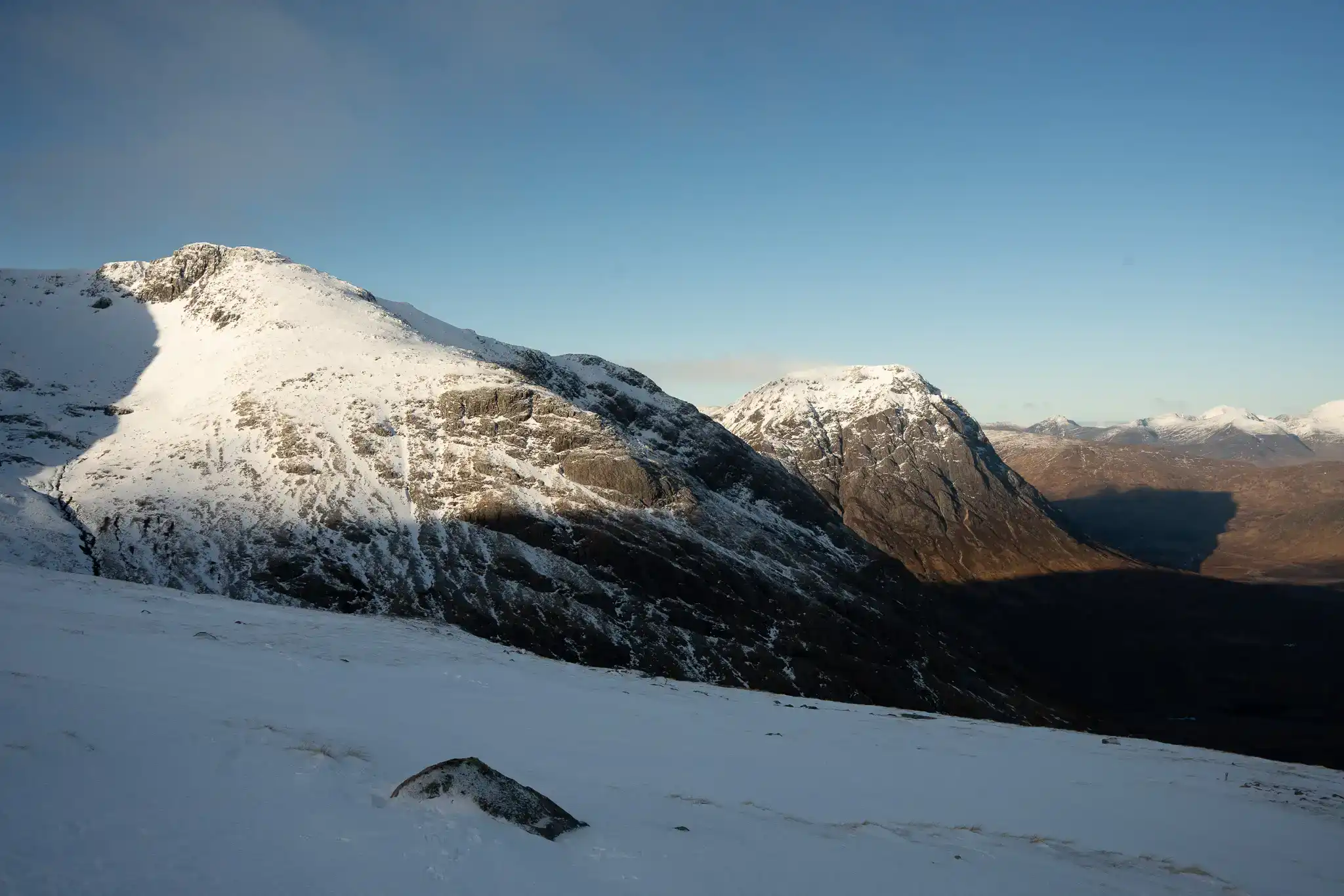 Looking over at Etiv Mor