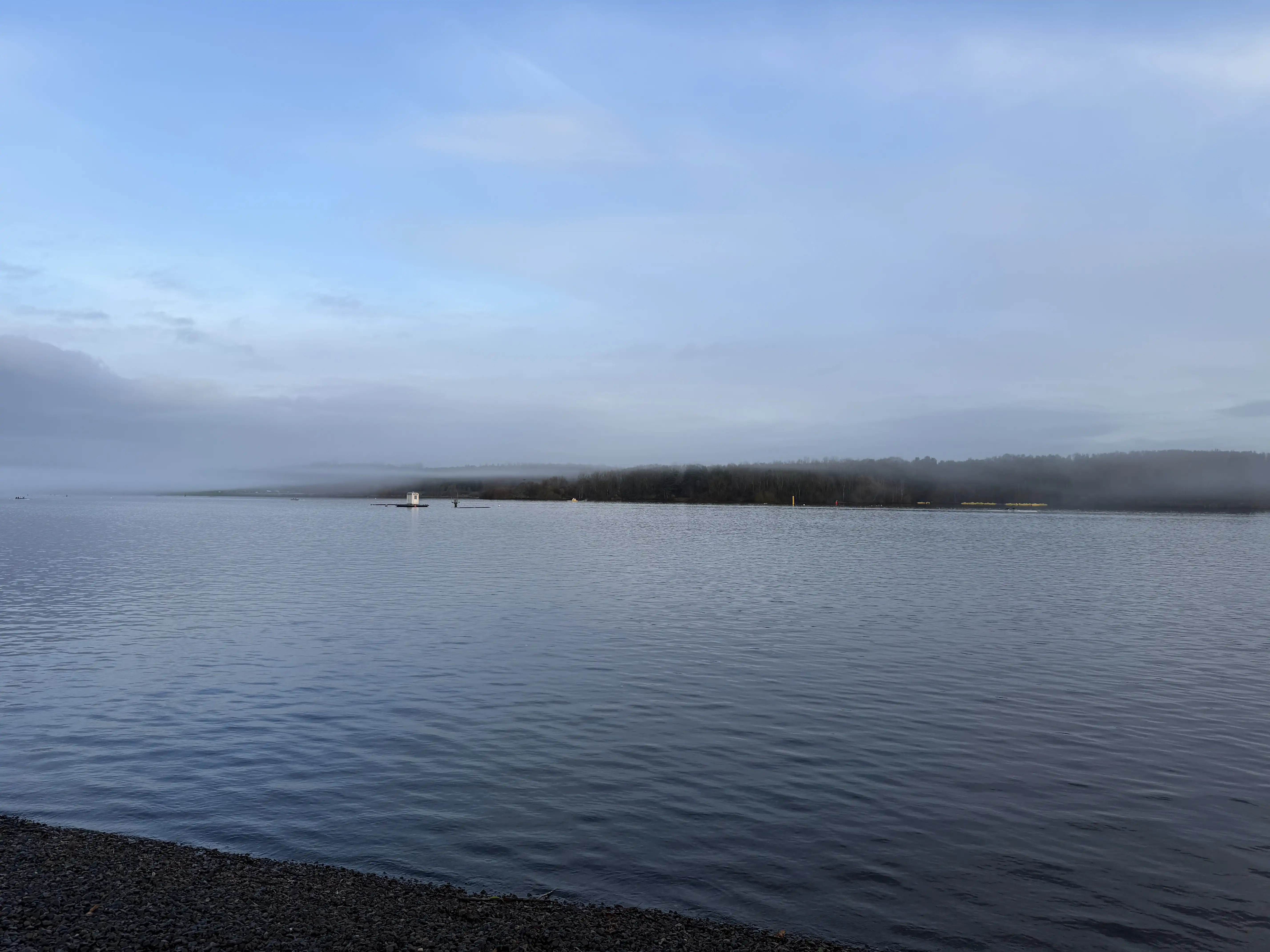 Strathclyde Loch on a calm day, Strathclyde Country Park, Scotland