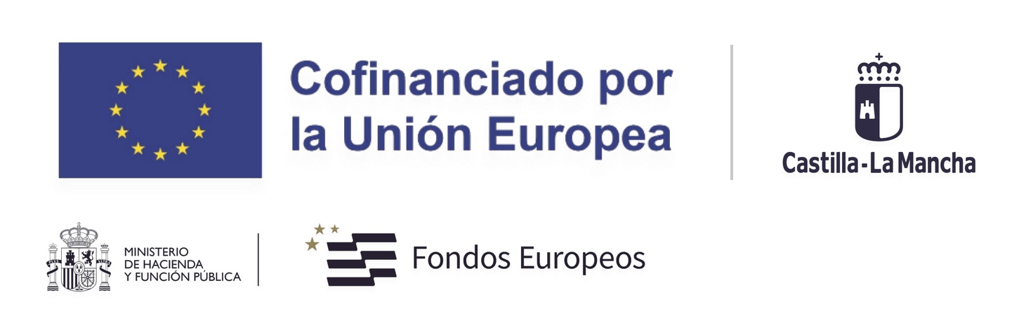 Cofinanciado por la Unión Europea - Junta de Comunidades de Castilla-La Mancha - Ministerio de Hacienda y Función Pública, Fondos Europeos