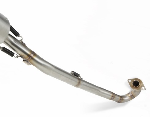 Scarico GPR compatibile con Kawasaki KLX 110 / 110 L 2003-2025 -  Deeptone Inox -  Scarico completo racing -  fornito con db killer estraibile e collettore -  non legale per uso stradale