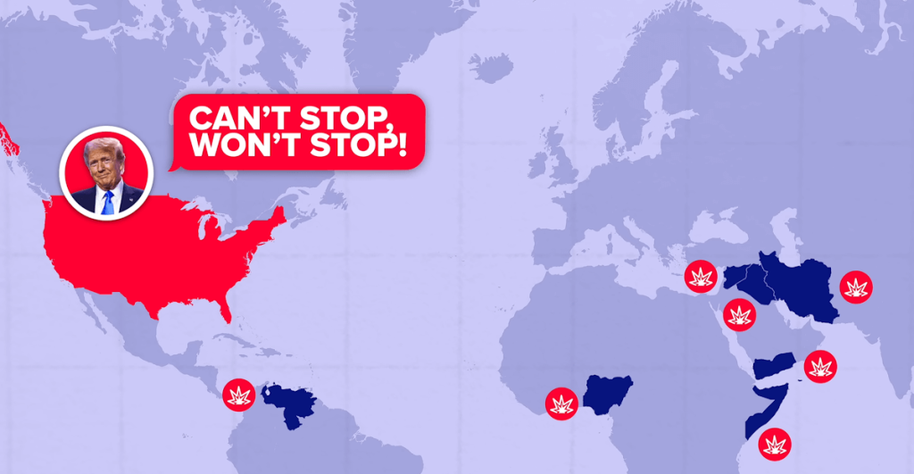 map us strikes in the last 365 days