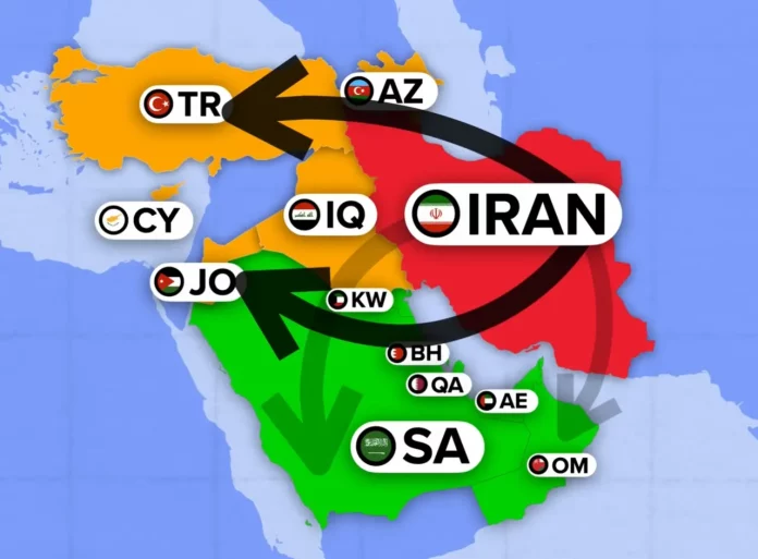 Iran attacking neighboring countries