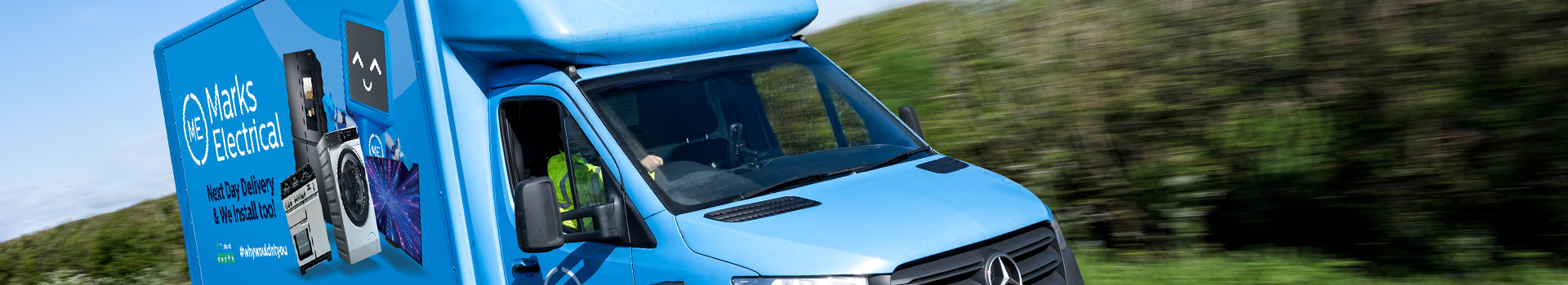 Delivery service banner