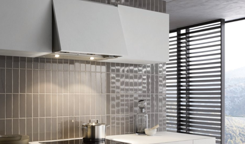 Integrated cooker hoods