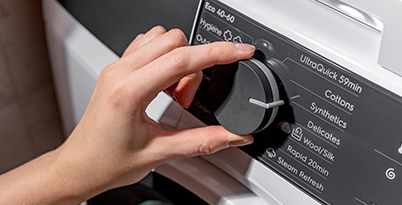 Washing machine programme dial