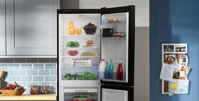 Fridge freezer in a modern kitchen