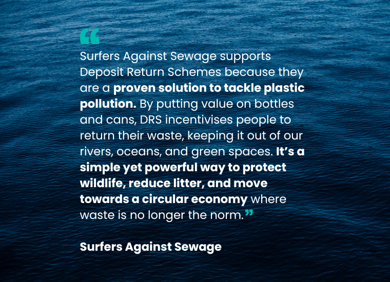 Surfers against sewage DRS fan club quote