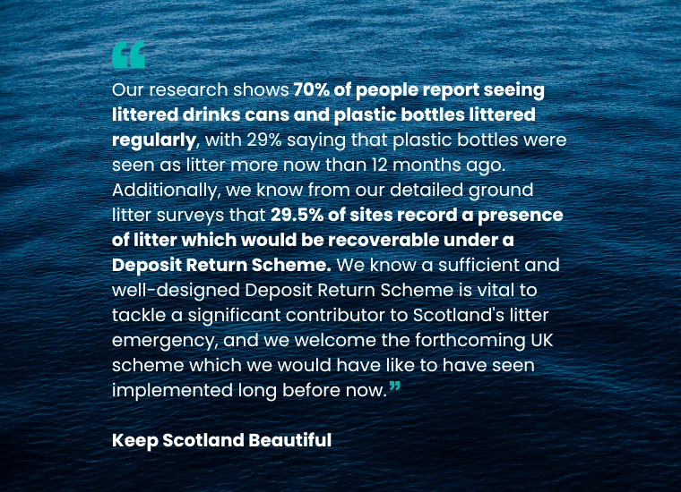 Keep Scotland Beautiful DRS Quote