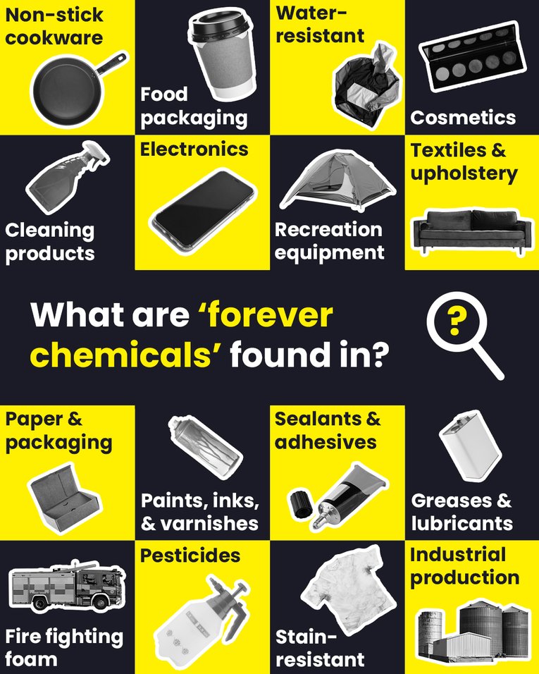 Big Give 2026 - What are forever chemicals found in - Updated 23.04.2026