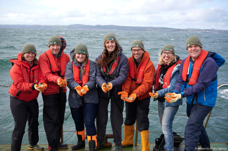 Restoration Forth Oysters Return - Team photo