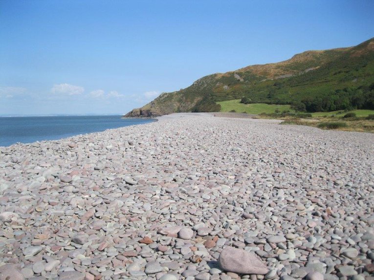 Bossington beach