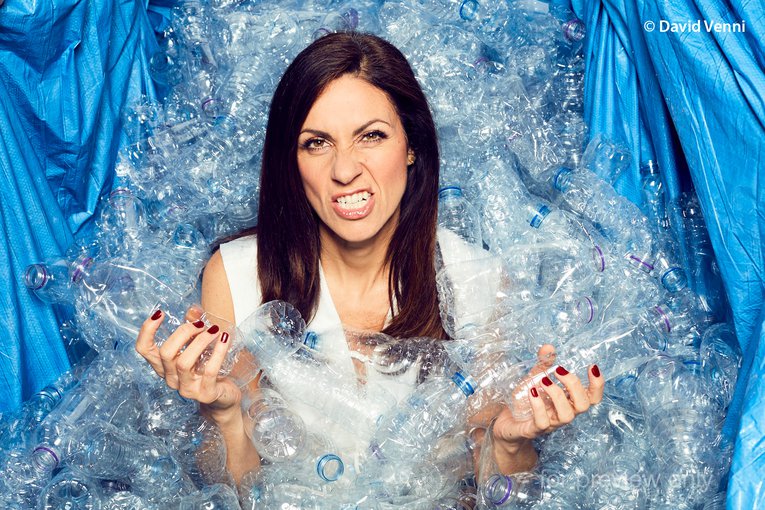 Julia Bradbury TV Presenter and Environmentalist David Venni