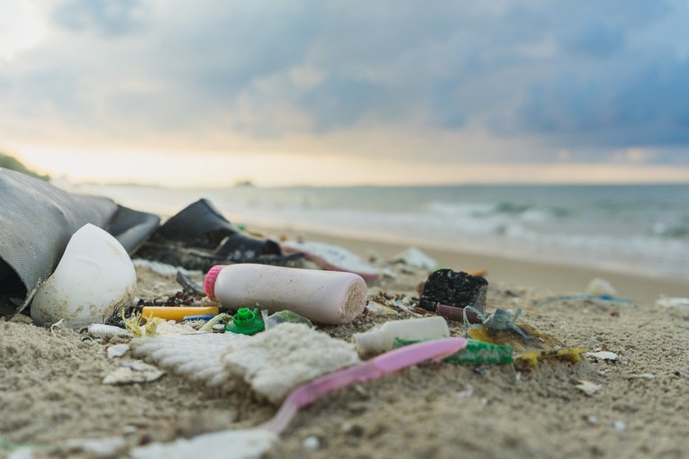 Litter on a beach AfriramPOE