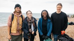 Cully and Sully Beach Clean Hove 2022