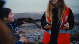 HYYM Film Still Ciara and Charlottle with shells