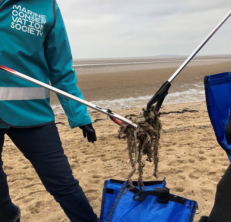 Wet wipes at Cramond beach clean, Scotland, Kirsty Crawford.jpeg