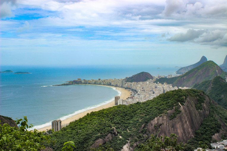 Stretch of Brazilian coast