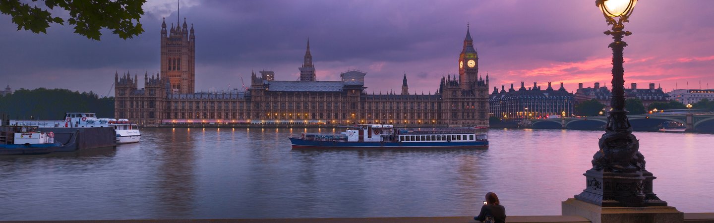 Westminster at sunset