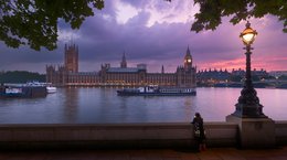 Westminster at sunset