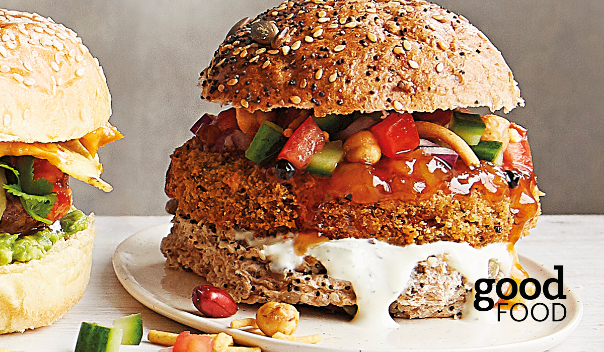 Veggie Indian burger