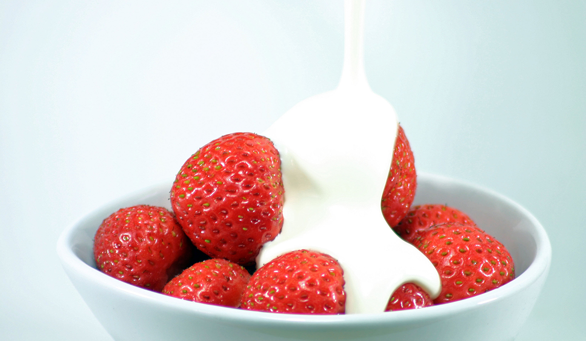 Strawberries and cream
