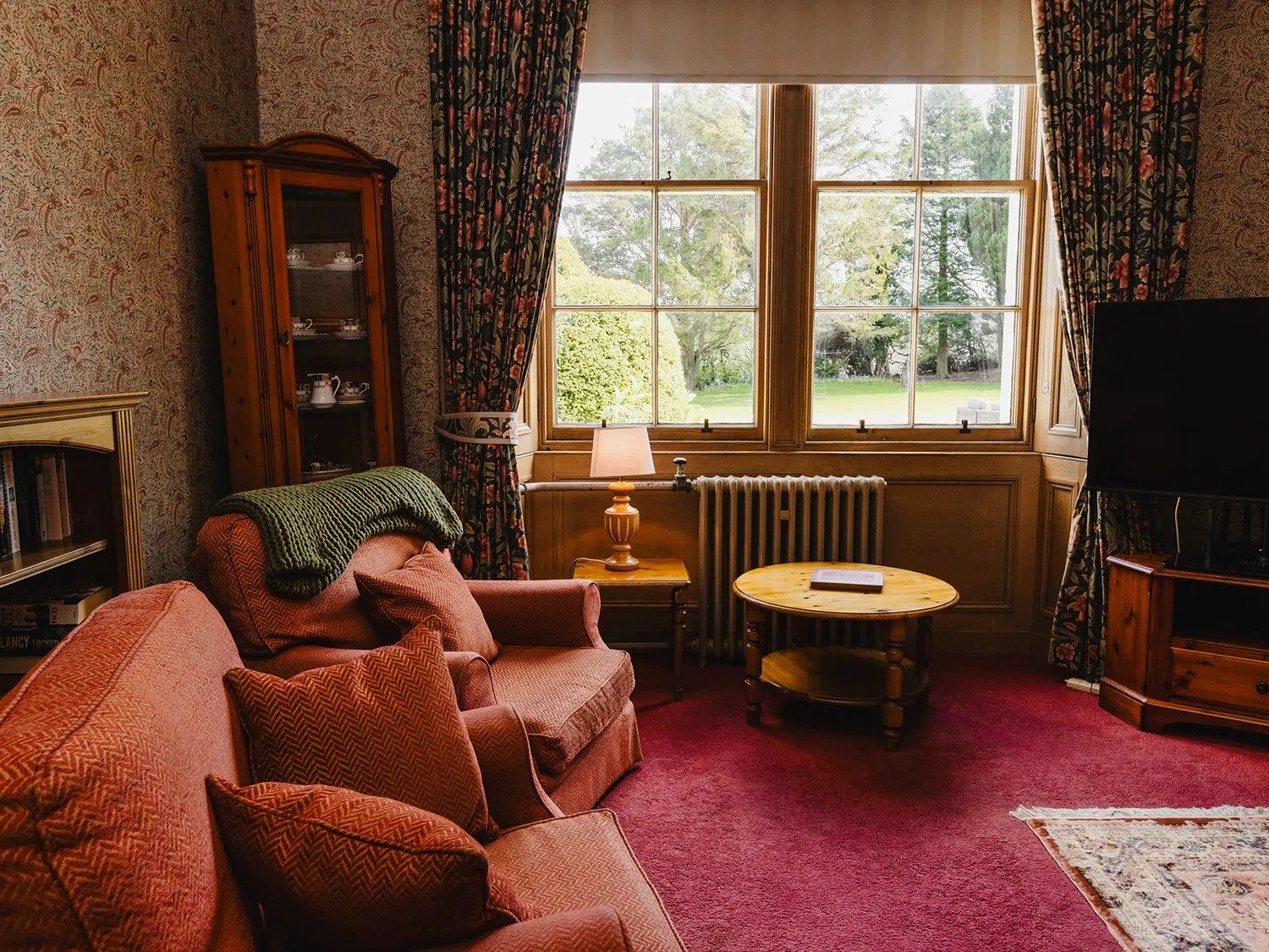 Living area in Cheviot Manor