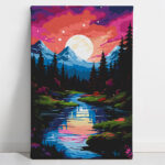 Mountain Moonlight Peace Paint Kit - Image 