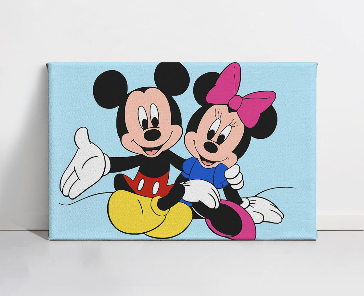 Mickey and Minnie Kids Paint Kit - Image 1