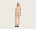 Knit Hoodie in Beige - Image 