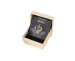 Mom Heart Necklace in Silver - Image 