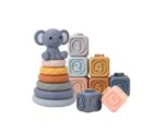 Silicon Stacking Nesting Toy and Building Blocks - Image 