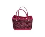 Rubbery Flex Bag in Pink Leopard - Image 