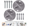 photo-0-Perçage et fixation d'un support au plafond pour anneaux de gynmastique