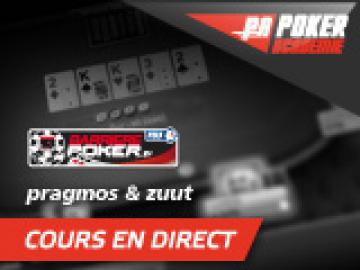 Zuut vs Pedro Canali en direct sur Barrierepoker.fr