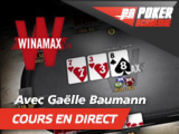 En direct avec Gaëlle Baumann de la Team Winamax !