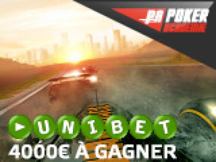 Classement Hand Race PA - Low Stakes - 700 € ajoutés sur Unibet Poker