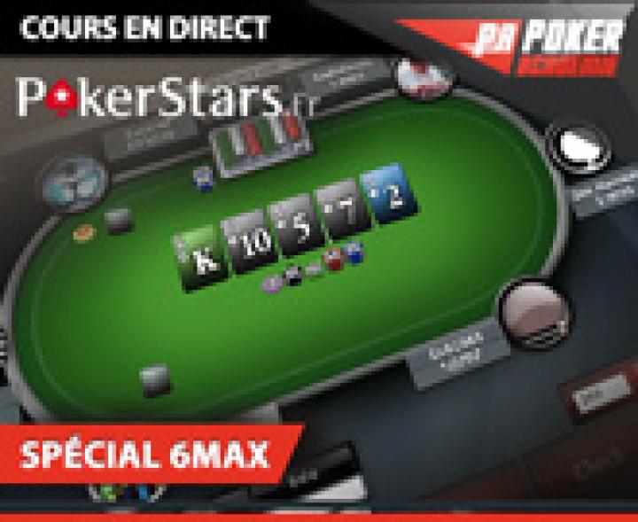 Cours en direct : session live en cashgame 6max avec Puich sur PokerStars.fr