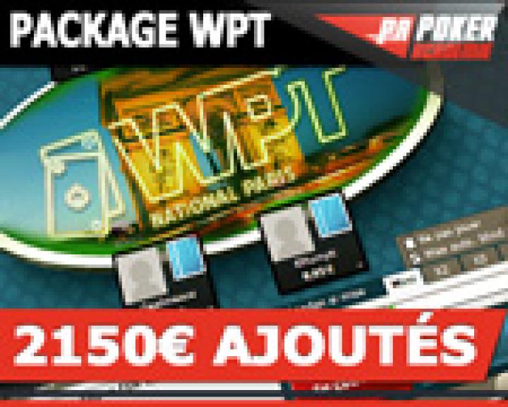 Package WPT Paris à gagner sur Poker Académie - 2150€ ajoutés !