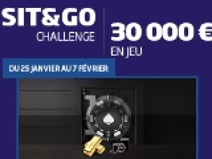 SNG challenge sur PMU Poker : 30.000€ à se partager