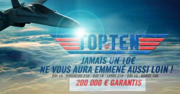 Top Ten de Winamax : Transformez 10€ en 200.000€ !