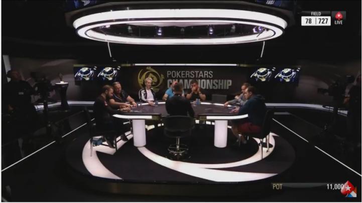 Elky et Negreanu en table TV du Main Event PokerStars Championship