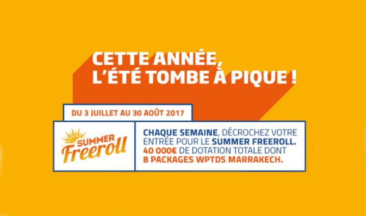 Summer freerool sur PMU : Un package WPT à gagner chaque mercredi !