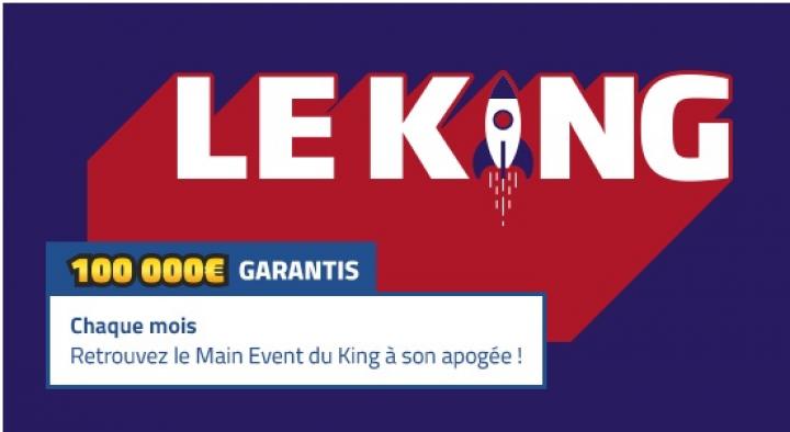 Le King100 de PMU Poker : tournoi flight et 100.000€ garantis