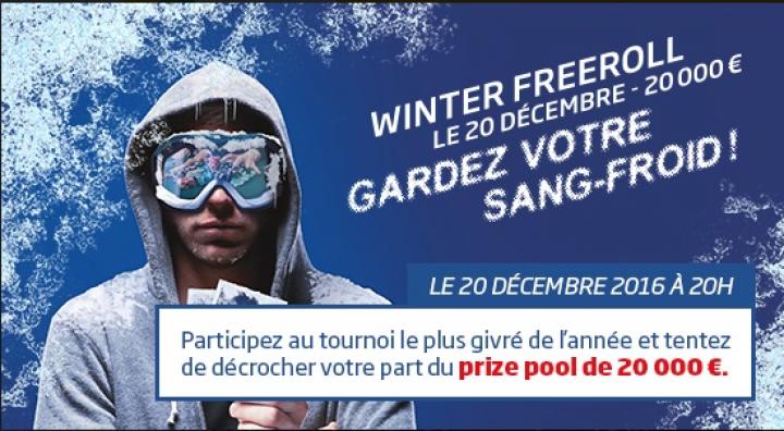 Winter Freeroll : 20.000€ à se partager ce soir sur PMU Poker