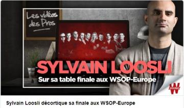 Sylvain Loosli review en vidéo sa table finale du High Roller des WSOP Europe
